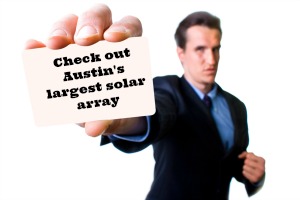 Check out Austin's largest solar array