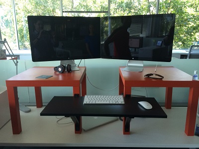 Office Space Design Shared By Two Companies