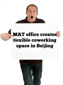 MAT office creates flexible coworking space in Beijing