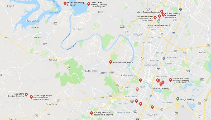 austin tx breweries & tours