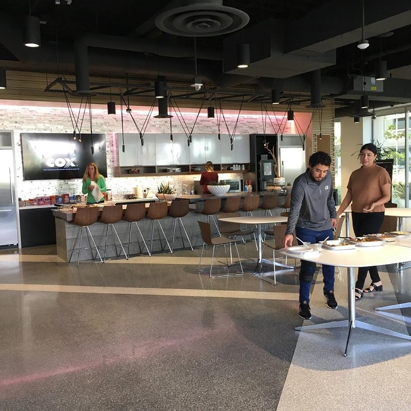 Office space coffee bar