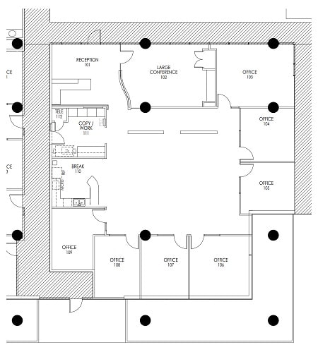 office space floor plan