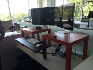 cheap stand up desk diy