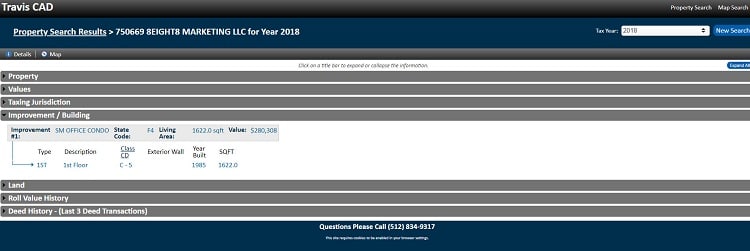 tcad improvement building